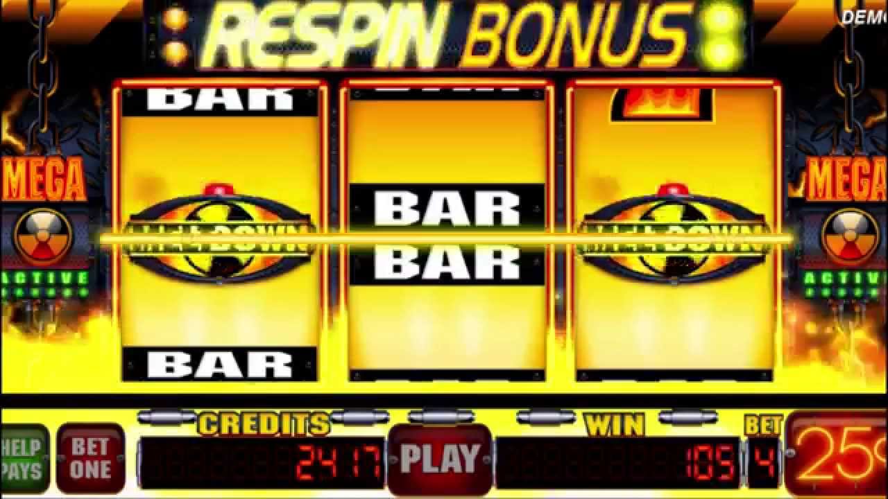 meltdown slot machine videos